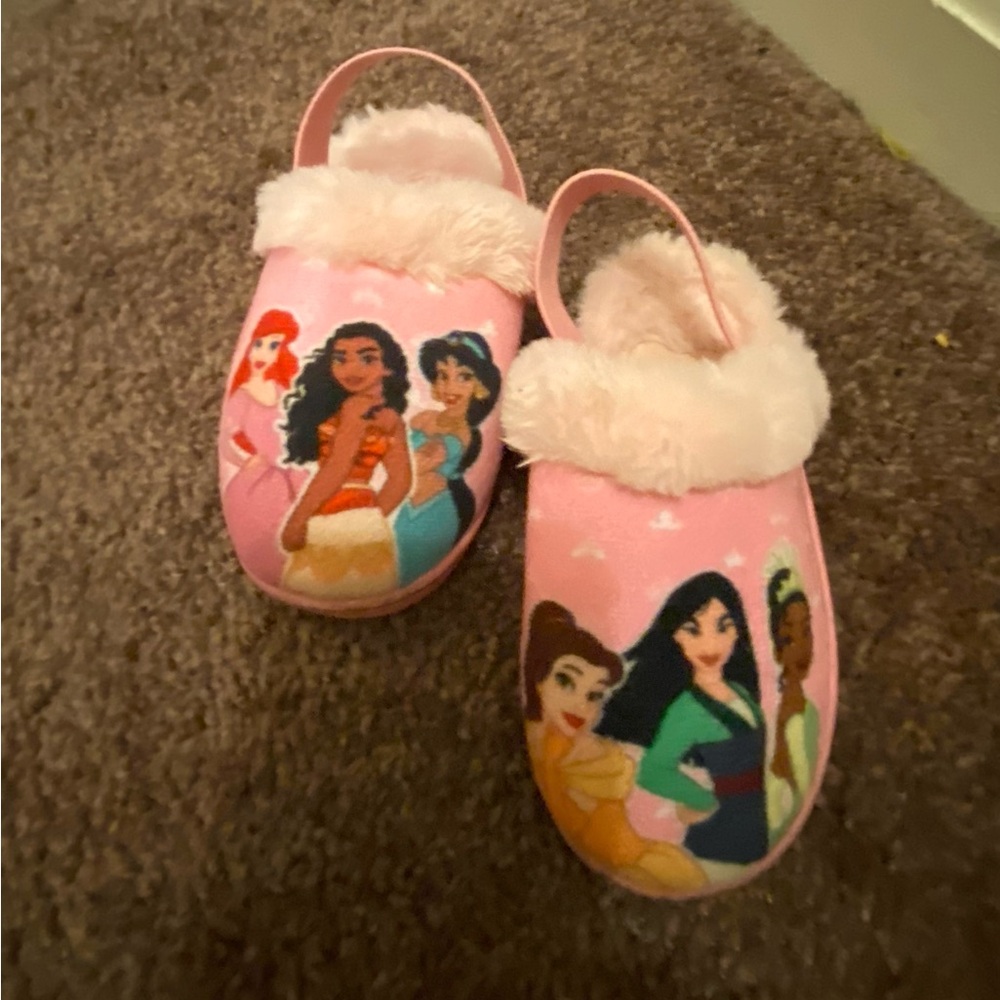 Toddler Girls Disney Princess Casual Scuff Slipper, Size 7/8